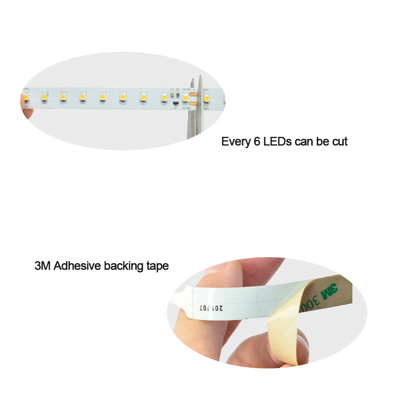 DC36V 3528SMD High CRI 95+ LED Light Strip - Ultra Long Constant Current White LED Lighting - 143Lumens/Ft DC36V 3528SMD High CRI 95+ LED Light Strip - Ultra Long Constant Current White LED Lighting - 143Lumens/Ft